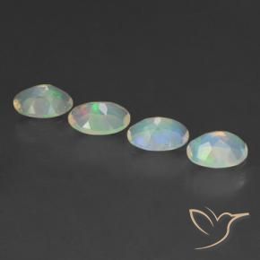 Opal Gemstones in 7 x 5 mm (calibrated) Size for Sale, Opal Stones in Multicolor Color