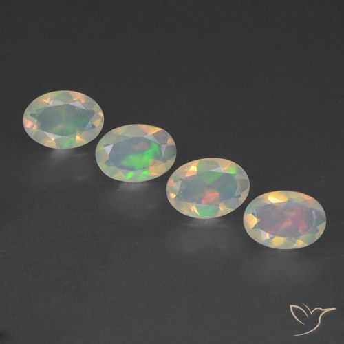 1.51 ct Oval Cut Opal, 6.8 x 4.9 mm From Ethiopia, Photo A