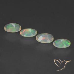 Opal Gemstones in 7 x 5 mm (calibrated) Size for Sale, Opal Stones in Multicolor Color