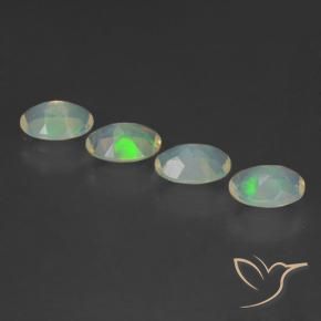 Opal Gemstones in 7 x 5 mm (calibrated) Size for Sale, Opal Stones in Multicolor Color