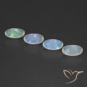 Opal Gemstones in 7 x 5 mm (calibrated) Size for Sale, Opal Stones in Multicolor Color