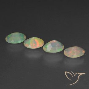 Opal Gemstones in 7 x 5 mm (calibrated) Size for Sale, Opal Stones in Multicolor Color