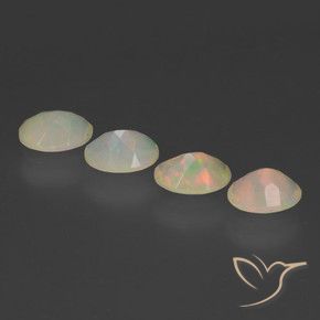 Opal Gemstones in 7 x 5 mm (calibrated) Size for Sale, Opal Stones in Multicolor Color