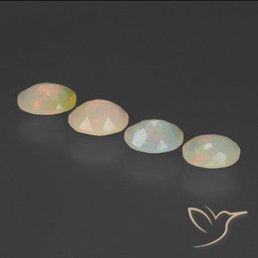 Opal Gemstones in 7 x 5 mm (calibrated) Size for Sale, Opal Stones in Multicolor Color