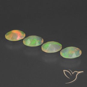Opal Gemstones in 7 x 5 mm (calibrated) Size for Sale, Opal Stones in Multicolor Color