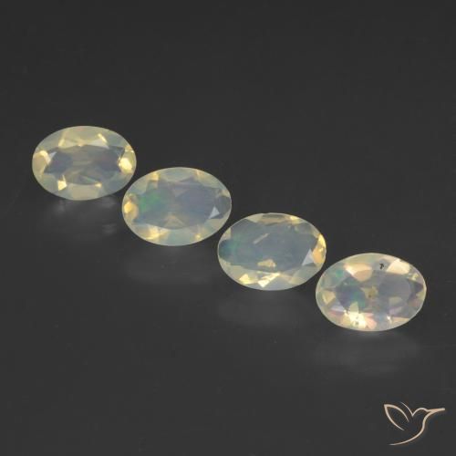 1.55 ct Oval Cut Opal, 6.8 x 4.9 mm From Ethiopia, Photo A
