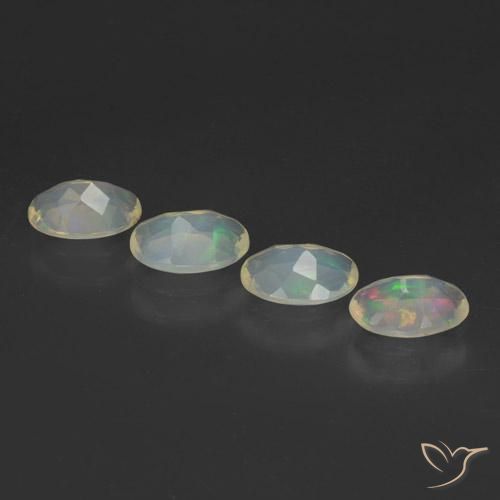Opal Gemstones in 7 x 5 mm (calibrated) Size for Sale, Opal Stones in Multicolor Color