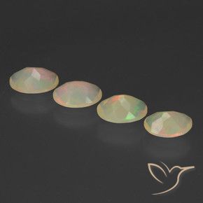 Opal Gemstones in 7 x 5 mm (calibrated) Size for Sale, Opal Stones in Multicolor Color