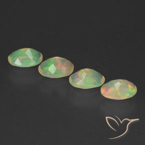 Opal Gemstones in 7 x 5 mm (calibrated) Size for Sale, Opal Stones in Multicolor Color