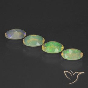 Opal Gemstones in 7 x 5 mm (calibrated) Size for Sale, Opal Stones in Multicolor Color
