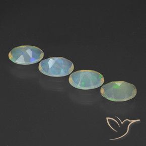 Opal Gemstones in 7 x 5 mm (calibrated) Size for Sale, Opal Stones in Multicolor Color