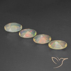 Opal Gemstones in 7 x 5 mm (calibrated) Size for Sale, Opal Stones in Multicolor Color