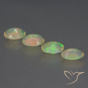 Opal Gemstones in 7 x 5 mm (calibrated) Size for Sale, Opal Stones in Multicolor Color