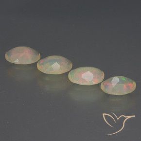 Opal Gemstones in 7 x 5 mm (calibrated) Size for Sale, Opal Stones in Multicolor Color