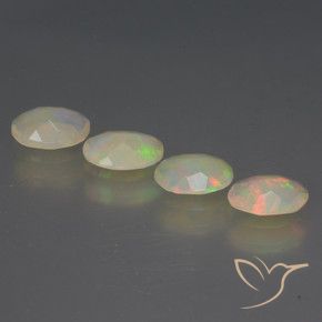 Opal Gemstones in 7 x 5 mm (calibrated) Size for Sale, Opal Stones in Multicolor Color