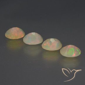 Opal Gemstones in 7 x 5 mm (calibrated) Size for Sale, Opal Stones in Multicolor Color