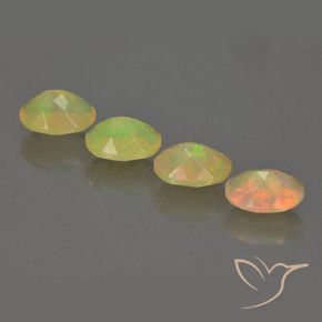 Opal Gemstones in 7 x 5 mm (calibrated) Size for Sale, Opal Stones in Multicolor Color