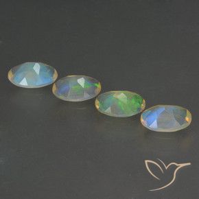 Opal Gemstones in 7 x 5 mm (calibrated) Size for Sale, Opal Stones in Multicolor Color