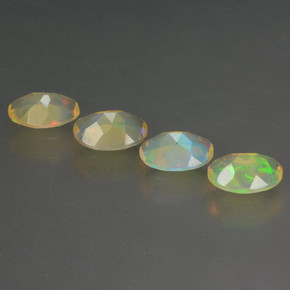 Opal Gemstones in 7 x 5 mm (calibrated) Size for Sale, Opal Stones in Multicolor Color