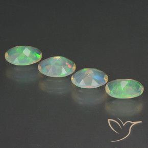 Opal Gemstones in 7 x 5 mm (calibrated) Size for Sale, Opal Stones in Multicolor Color