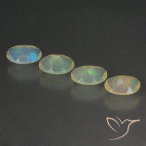 Opal Gemstones in 7 x 5 mm (calibrated) Size for Sale, Opal Stones in Multicolor Color