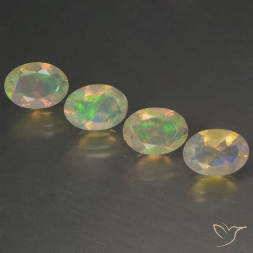 1.55 ct Oval Cut Opal, 7 x 5 mm From Ethiopia, Photo A