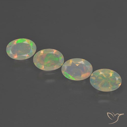 0.4ct Oval Facet Multicolor Opal for sale thumb image of 0.4ct Oval Facet Multicolor Opal (ID: 462862)