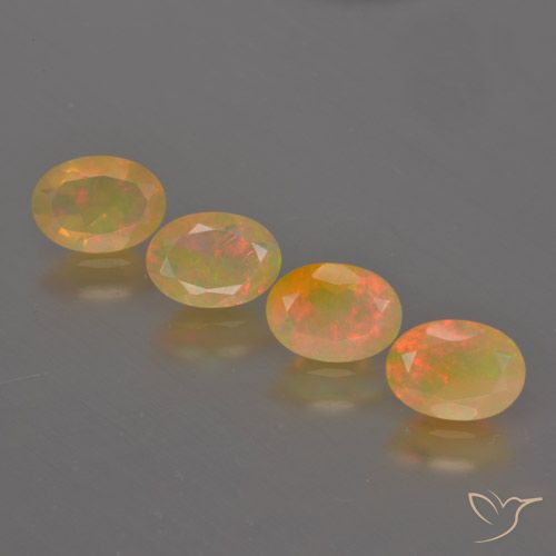 1.83ctw Natural Multicolor Opal, Oval, Translucent