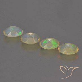 Opal Gemstones in 7 x 5 mm (calibrated) Size for Sale, Opal Stones in Multicolor Color