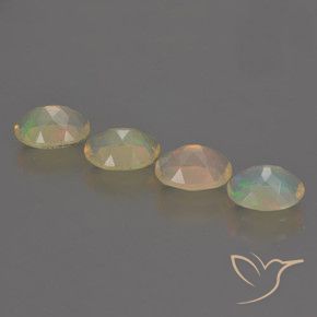 Opal Gemstones in 7 x 5 mm (calibrated) Size for Sale, Opal Stones in Multicolor Color