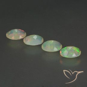Opal Gemstones in 7 x 5 mm (calibrated) Size for Sale, Opal Stones in Multicolor Color