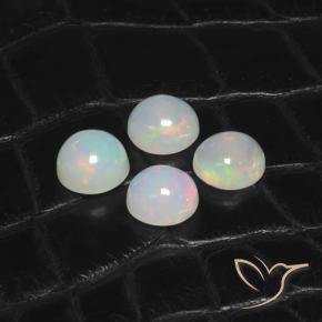 Opal Gemstones in 8 mm (calibrated) Size for Sale, Opal Stones in Multicolor Color