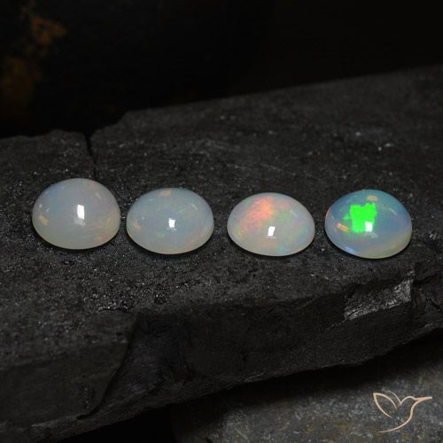 8.47ctw Natural Multicolor Opal, Round, Translucent