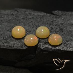 Opal Gemstones in 8 mm (calibrated) Size for Sale, Opal Stones in Multicolor Color
