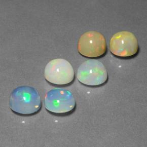1.7ct Round Cabochon Multicolor Opal Gem for sale 1.7ct Round Cabochon Multicolor Opal Gem (ID: 466392)