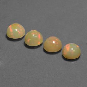 Multicolor Opal Gem - 1ct Round Cabochon (ID: 466423)