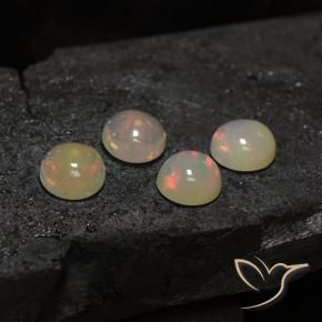 Opal Gemstones in 8 mm (calibrated) Size for Sale, Opal Stones in Multicolor Color