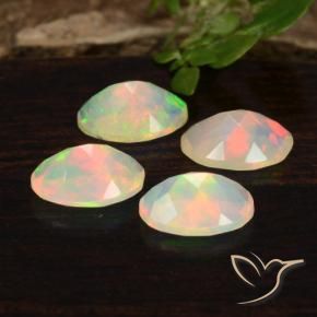 Opal Gemstones in 6 x 4 mm (calibrated) Size for Sale, Opal Stones in Multicolor Color