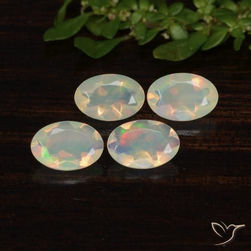 1.13 ct Oval Cut Opal, 6.1 x 4.1 mm From Ethiopia, Photo A