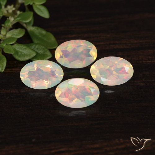 1.15ctw Natural Multicolor Opal, Oval, Transparent, Photo A