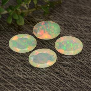 Multicolor Opal Gem - 0.2ct Oval Facet (ID: 471760)
