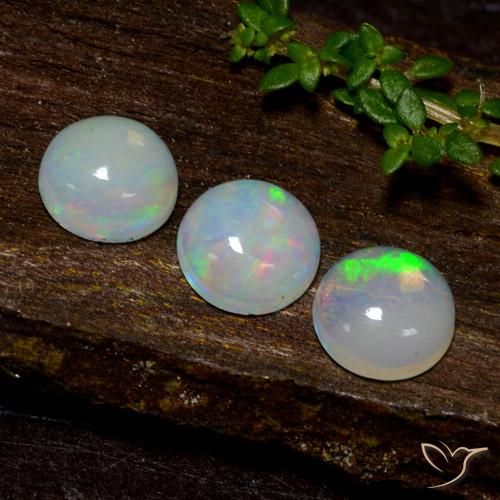 1.46 ct Round Opal, 6.1 mm From Ethiopia, Photo A