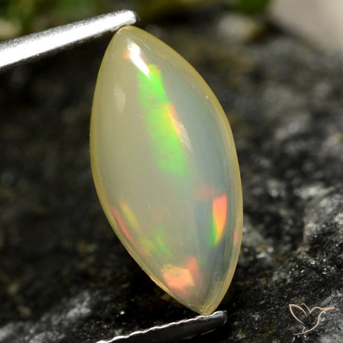 1.84ct Natural Multicolor Opal, Marquise, Transparent