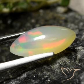 Opal Gemstone in 13.8 x 6.7 mm Size for Sale, Opal Stone in Multicolor Color