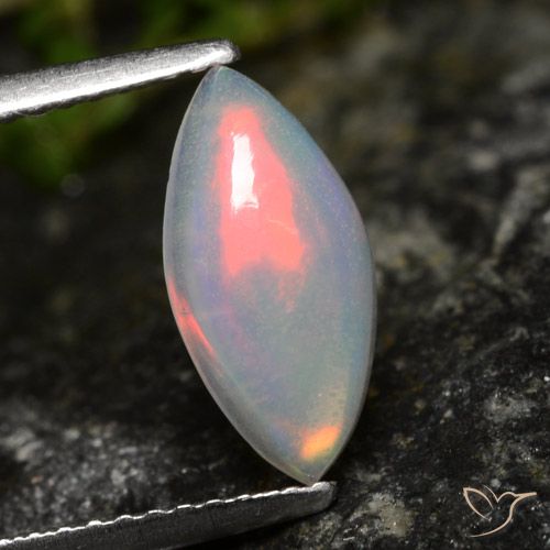 Opale marchese da 1,01 ct, 12,2 x 6 mm dall'Etiopia, Photo A