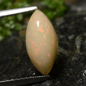 Multicolor Opal Gem - 1.1ct Marquise Cabochon (ID: 478413)