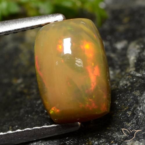 Многоцветный Опал Камень - 2ct Подушечка Кабошон (ID: 478486)