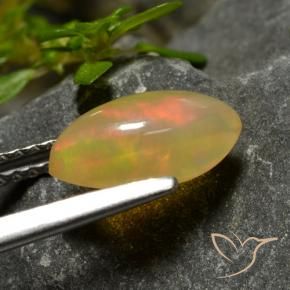 Opal Gemstone in 10.1 x 5.3 mm Size for Sale, Opal Stone in Multicolor Color
