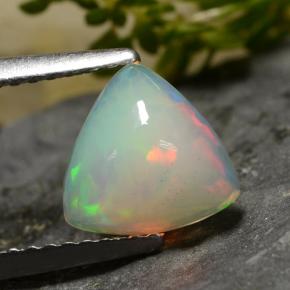 0.9ct Trillion Cabochon White Opal Gem for sale 0.9ct Trillion Cabochon White Opal Gem (ID: 478800)