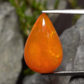 4.1ct Pear Cabochon Orange Opal Gem for sale 4.1ct Pear Cabochon Orange Opal Gem (ID: 479500)